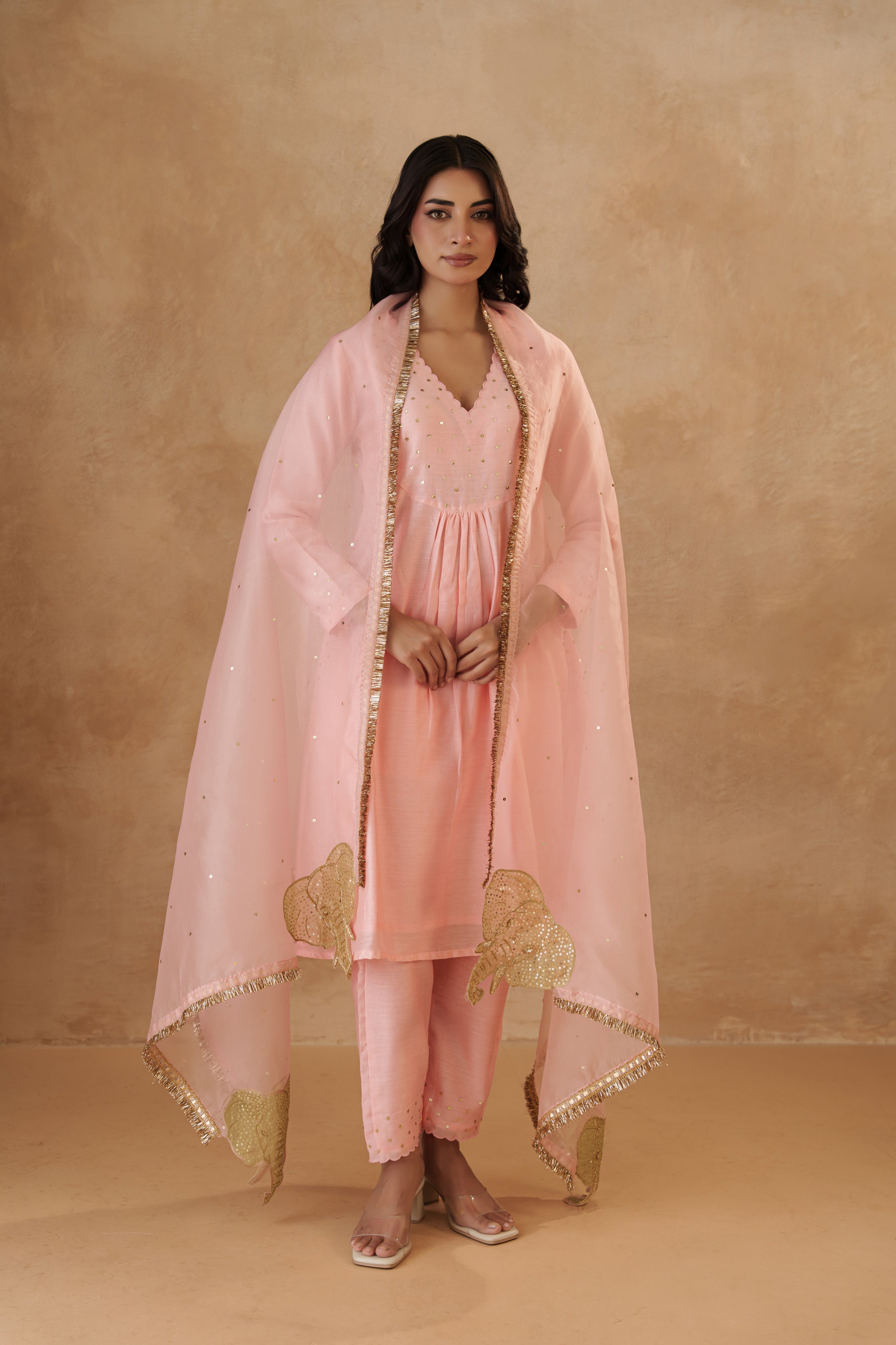 Filigree Tusker Kurta Set
