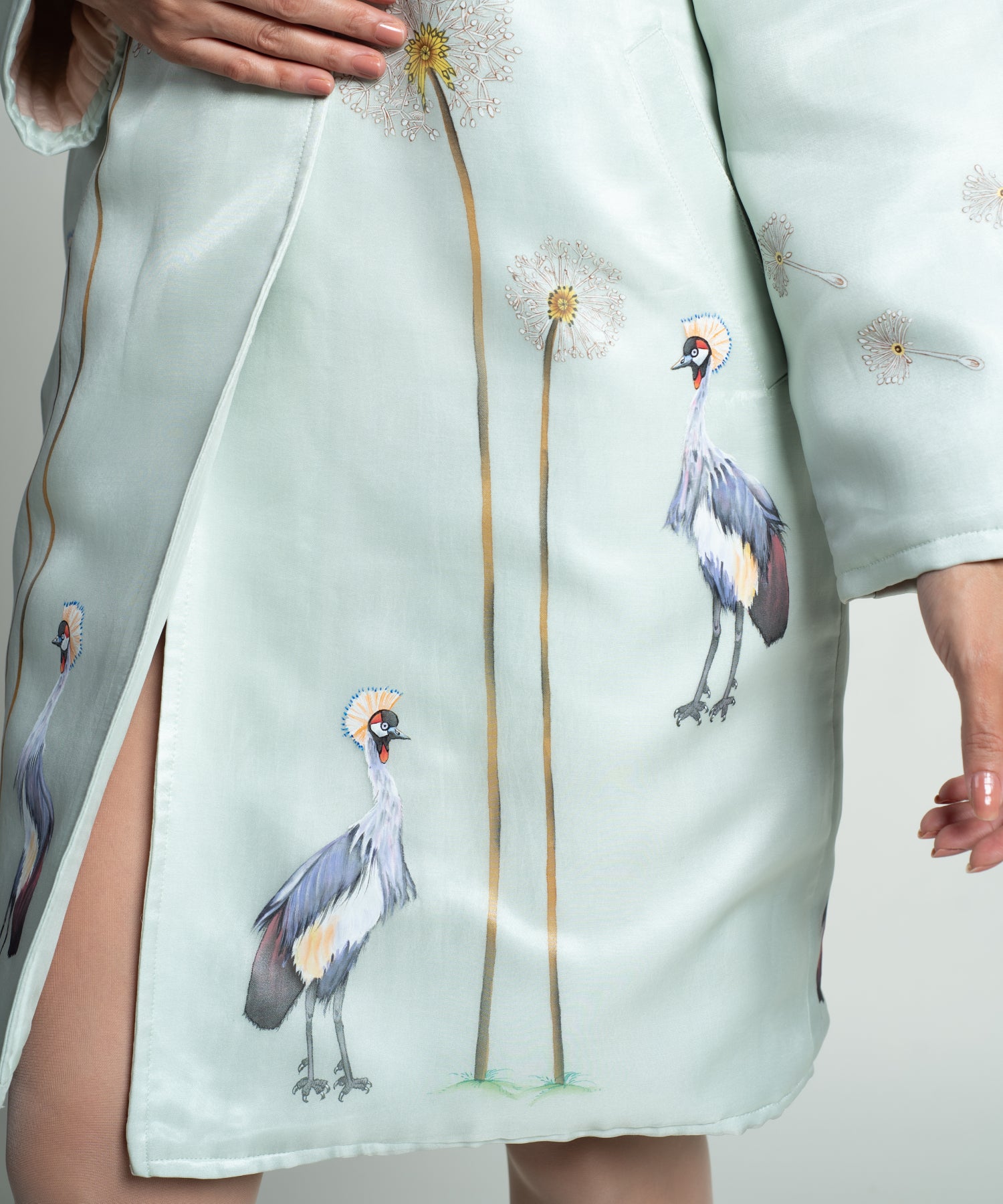 Dandelion Crowned Crane