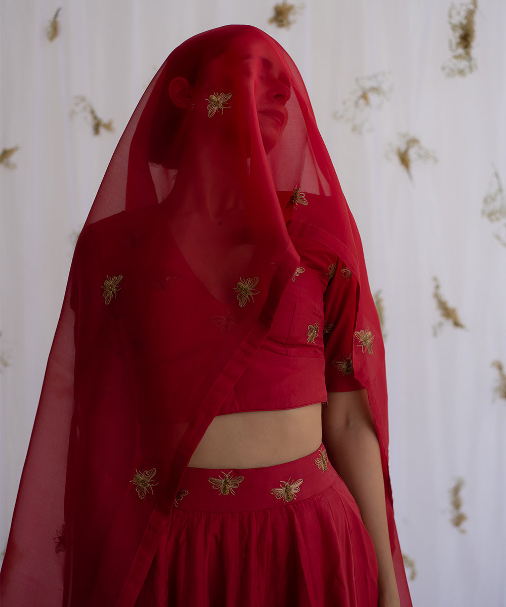 lehenga set red product image