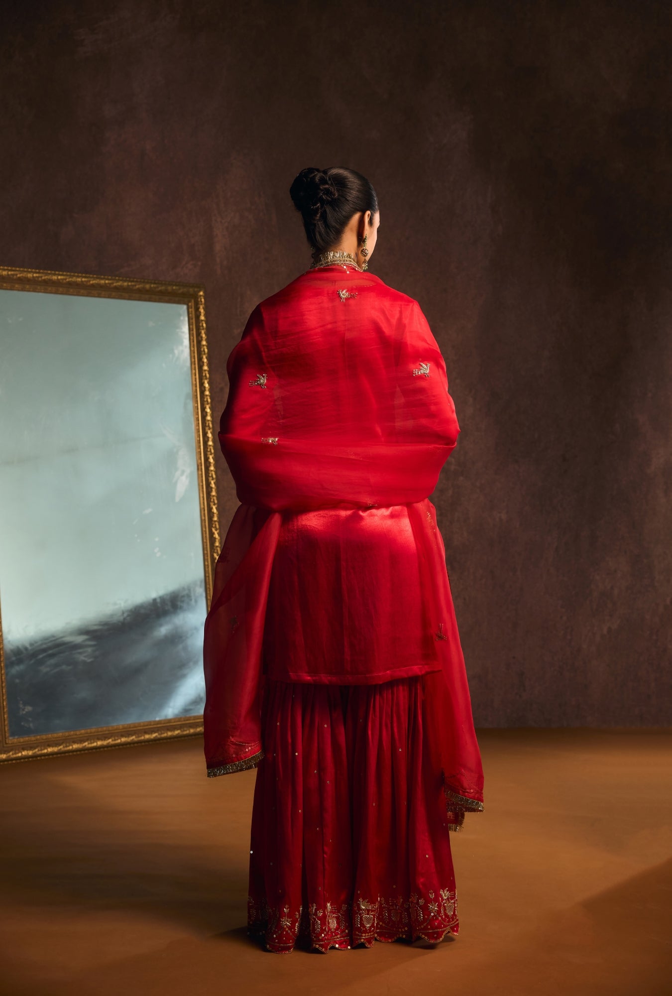 Ruby Heritage Heirloom Sharara Set