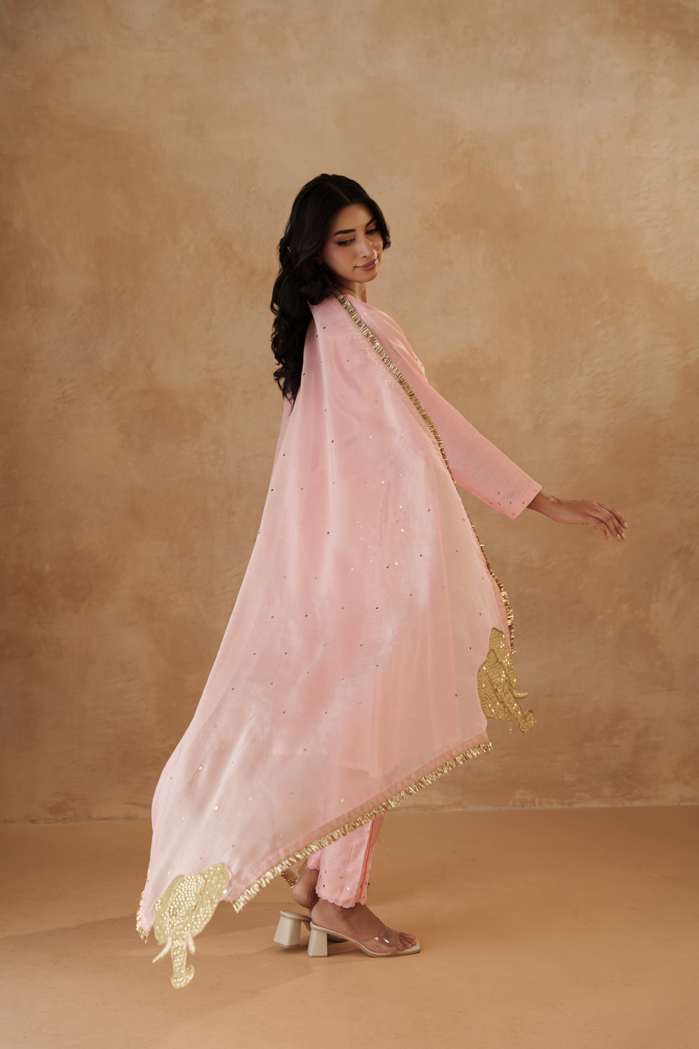 Filigree Tusker Kurta Set