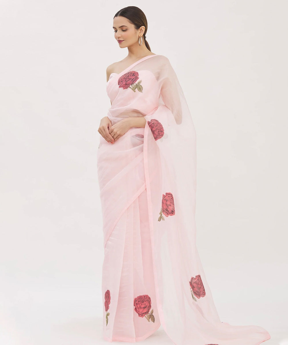 Rose Saree