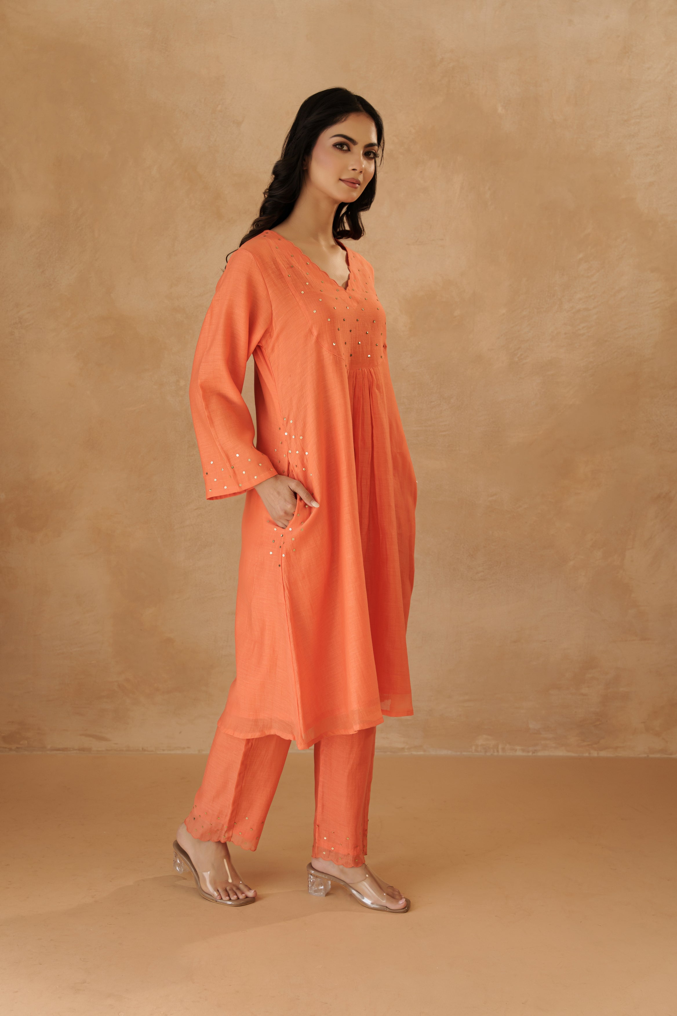 Peacock Reverie Kurta Set