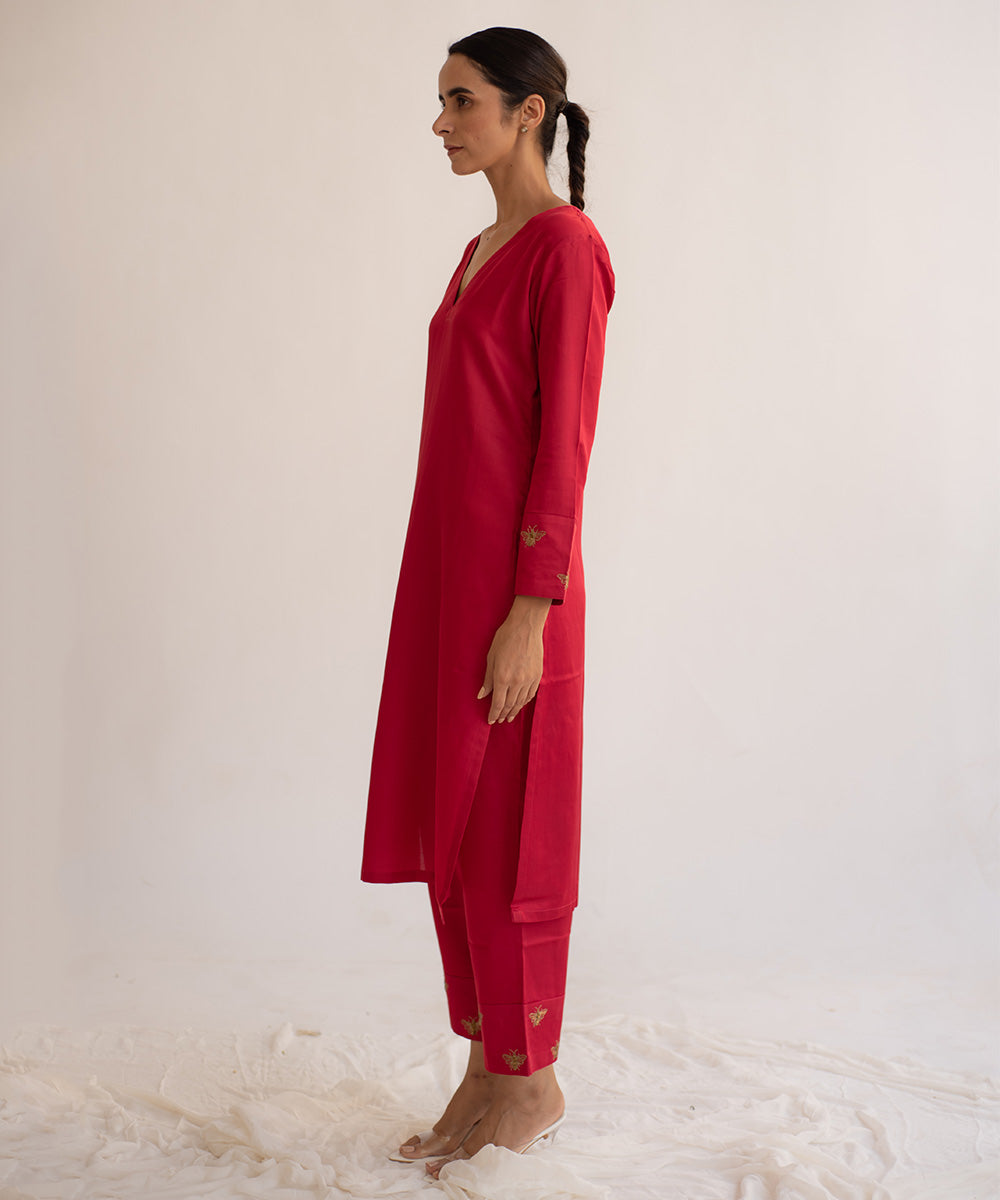 erle red kurta product image