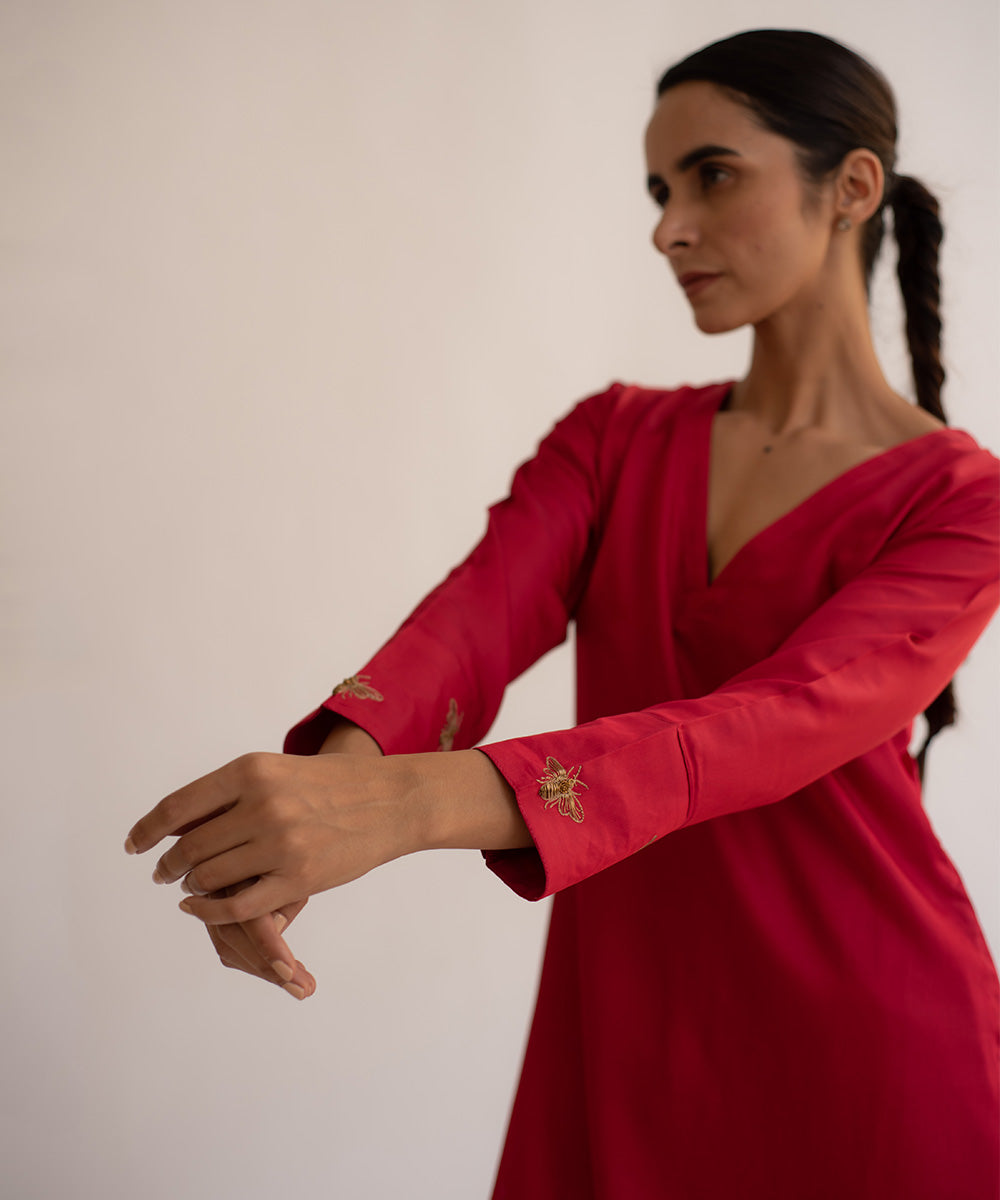 erle red kurta product image