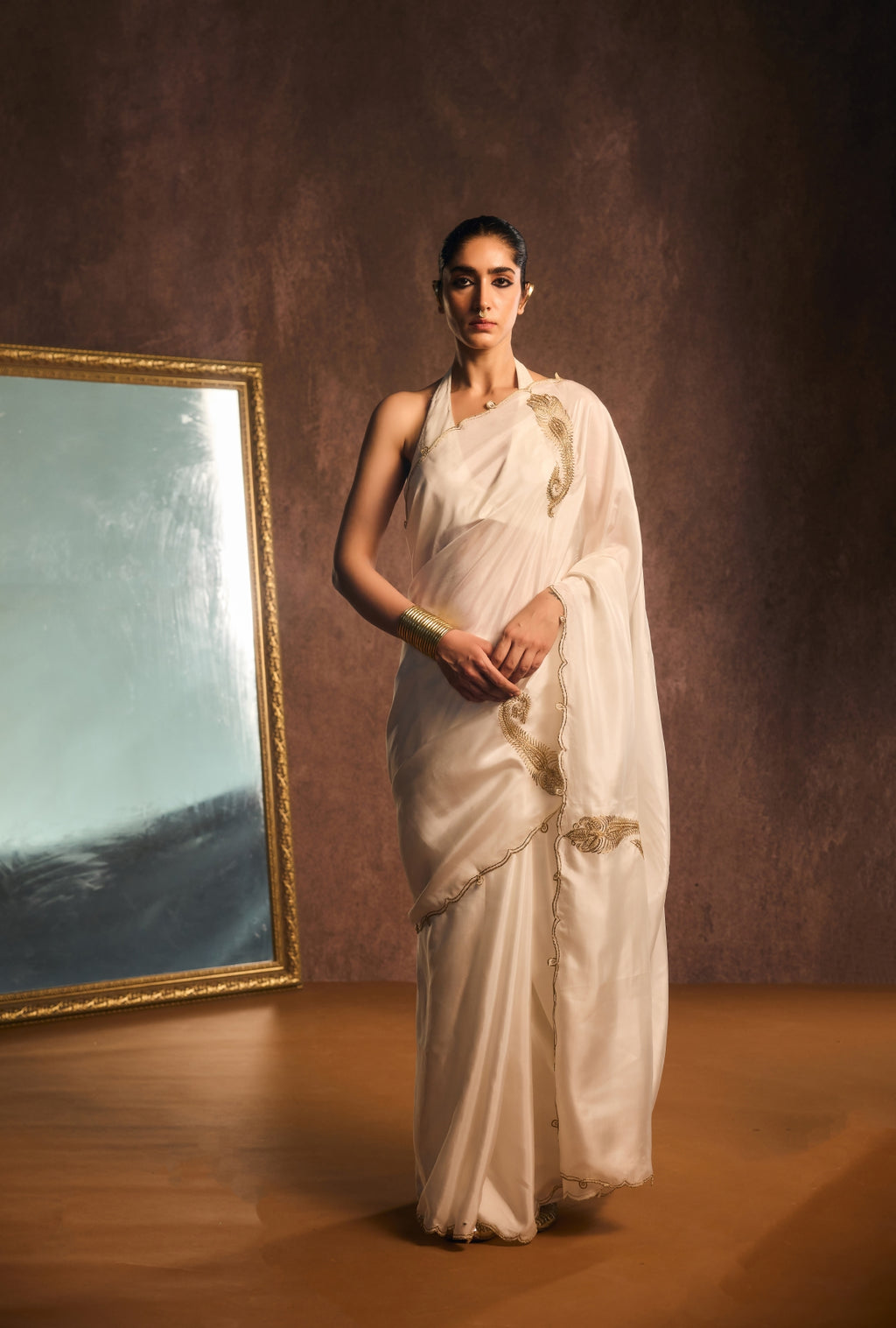 Ivory Deco Drape
