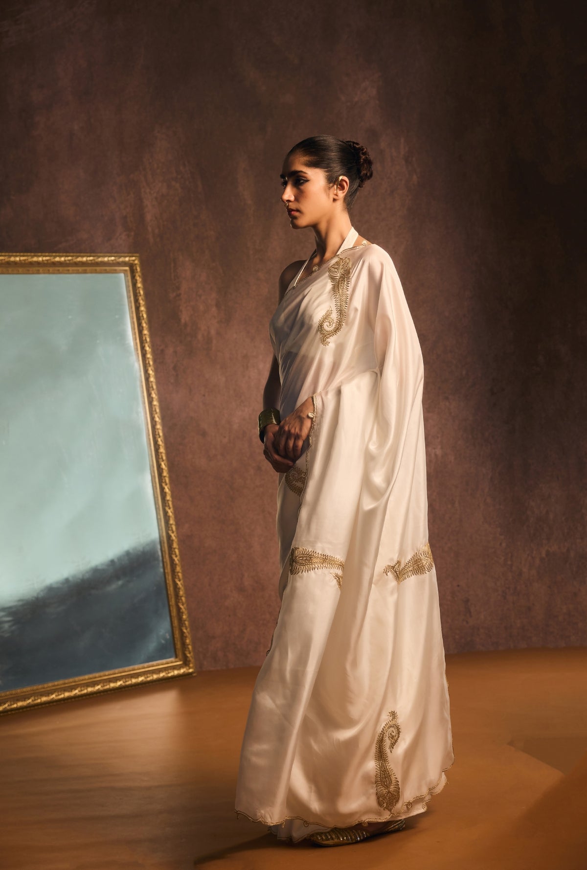 Ivory Deco Drape
