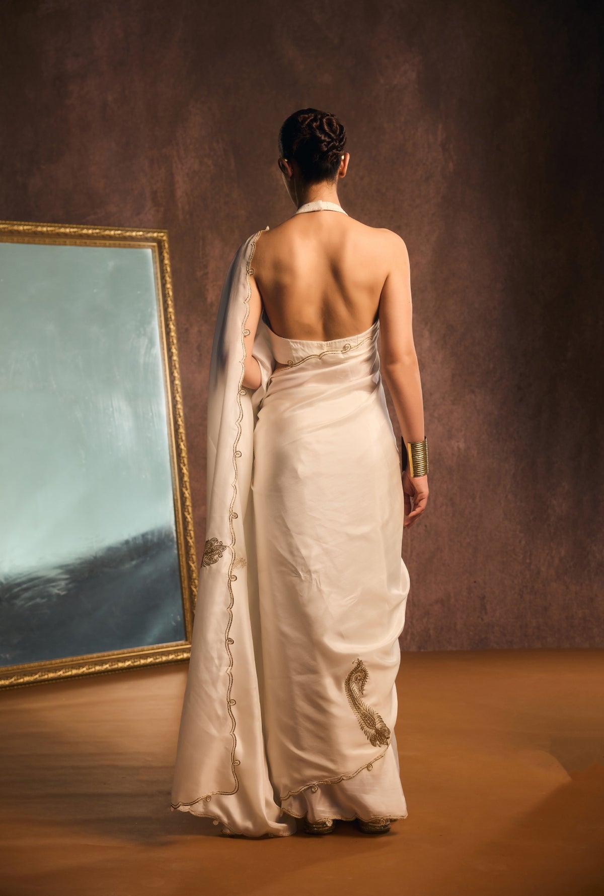 Ivory Deco Drape