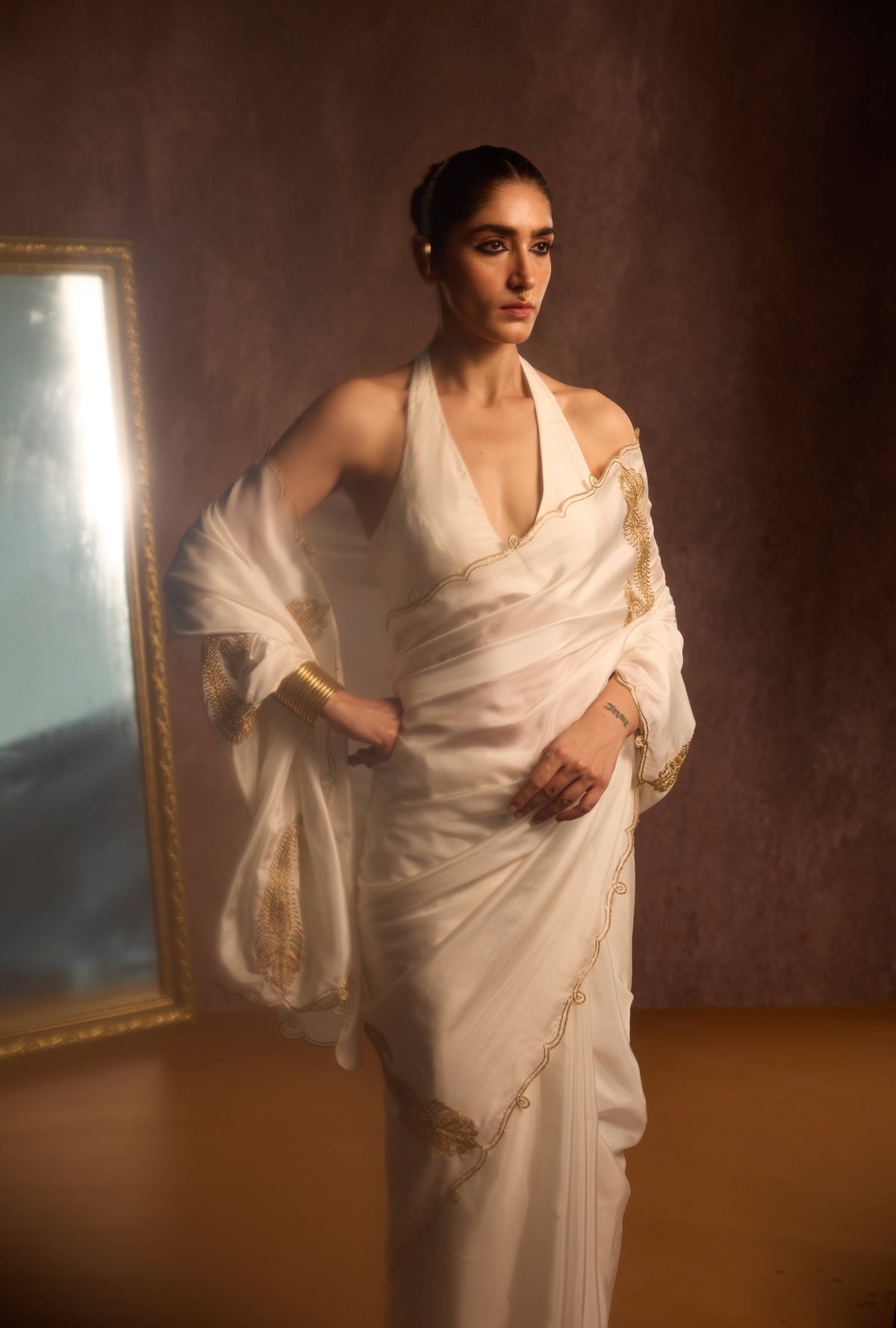Ivory Deco Drape