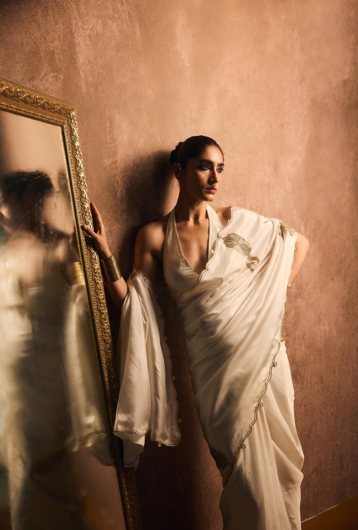 Ivory Deco Drape