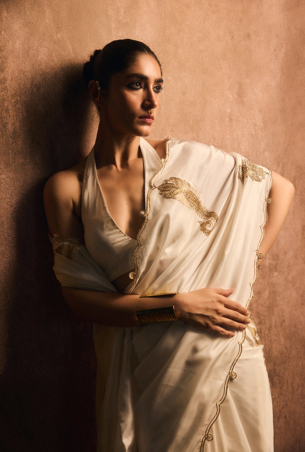 Ivory Deco Drape