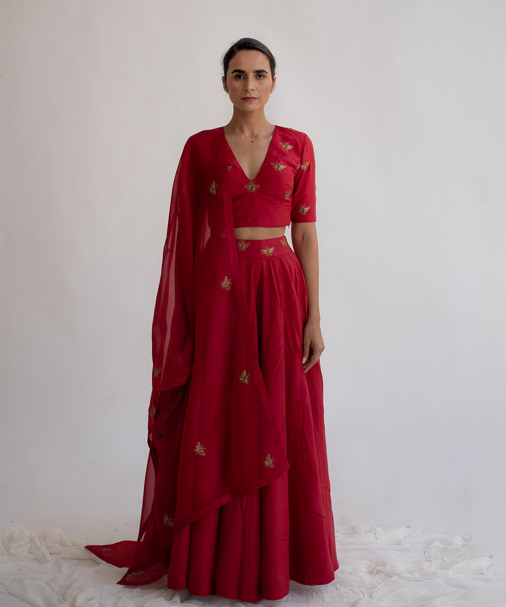 lehenga set red product image