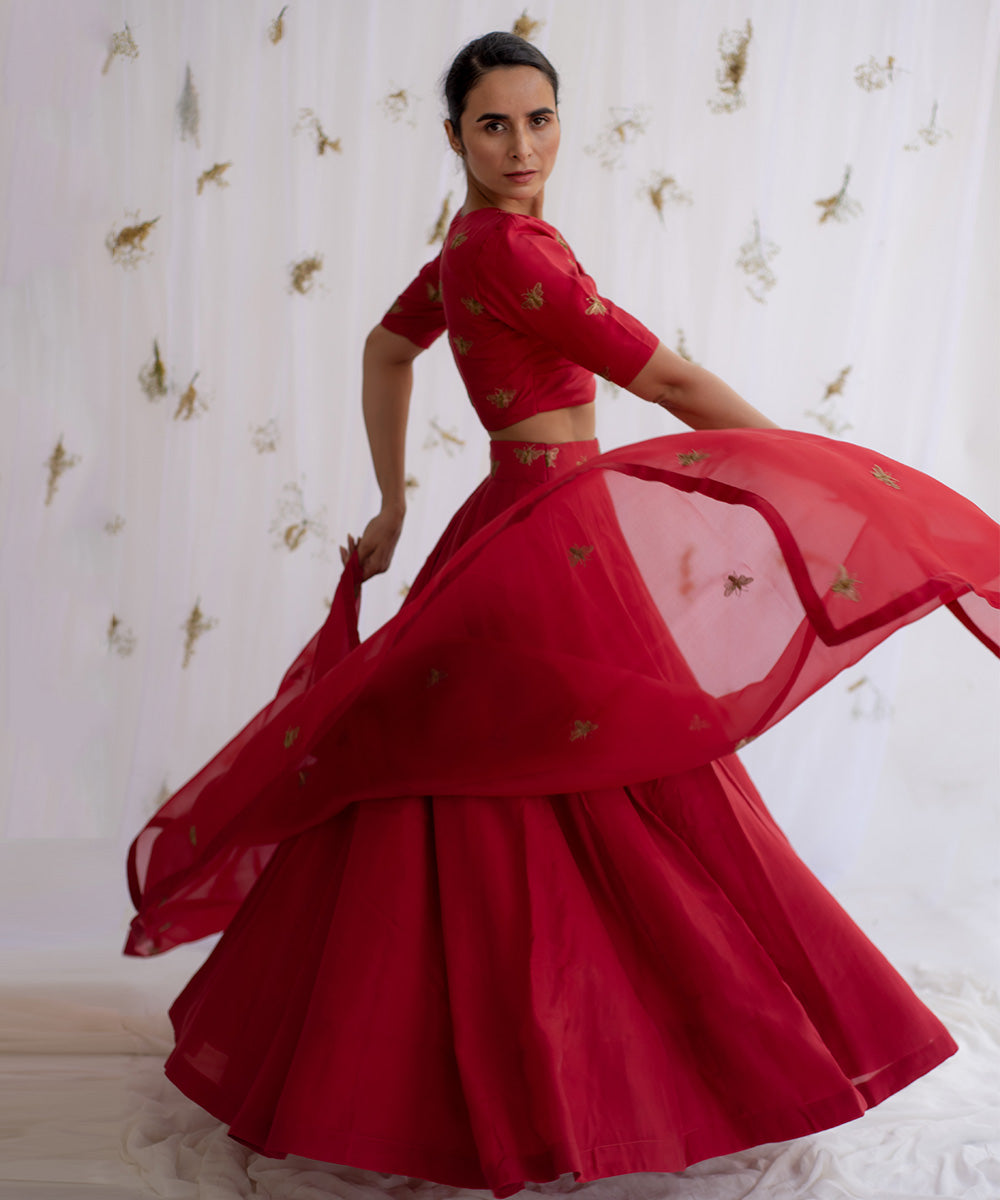 lehenga set red product image